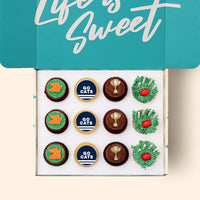 12 x GO CATS Footy Cupcake Gift Box -  Cupcake Central
