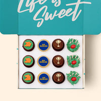 12 x GO EAGLES Footy Cupcake Gift Box -  Cupcake Central