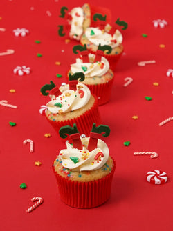 30 Christmas Mini Cupcakes Gift Box