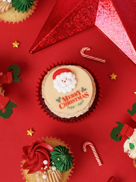 15 Christmas Mini Cupcakes Gift Box -  Cupcake Central