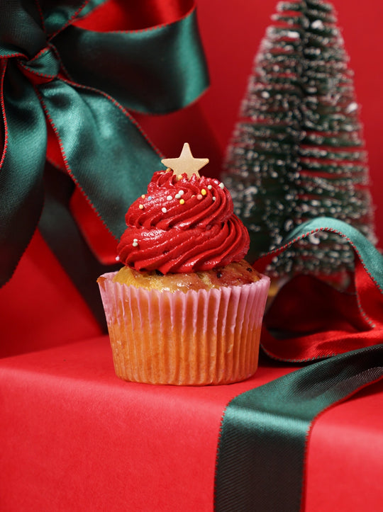 30 Christmas Mini Cupcakes Gift Box (VEGAN) -  Cupcake Central