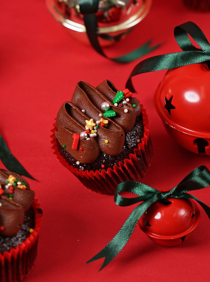 12 Christmas Cupcakes Gift Box (VEGAN) -  Cupcake Central