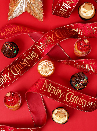 15 Christmas Mini Cupcakes Gift Box (VEGAN)