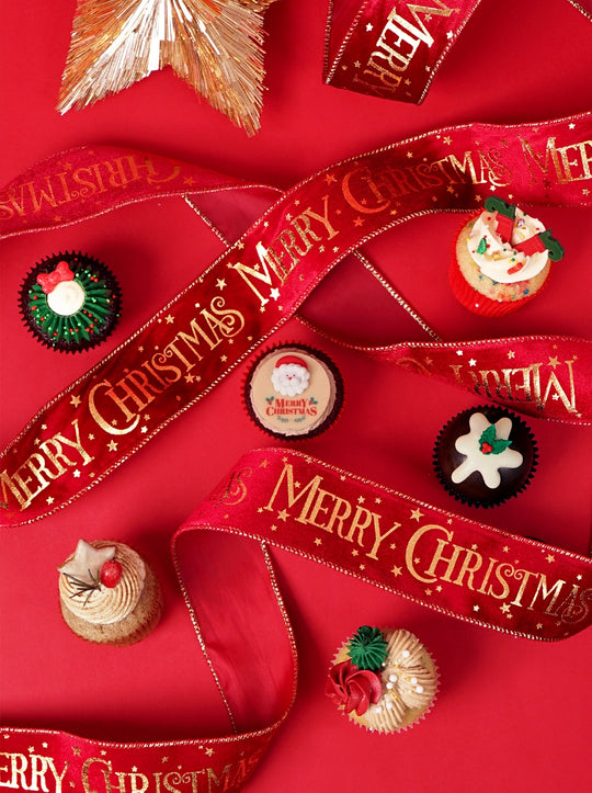 30 Christmas Mini Cupcakes Gift Box -  Cupcake Central