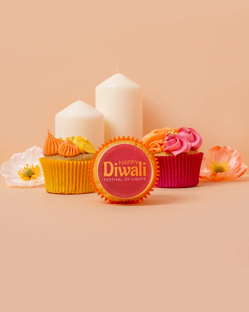 12 Diwali Cupcake Gift Box (Vegan) -  Cupcake Central