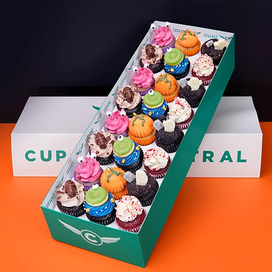 24 Halloween Mini Cupcake Gift Box -  Cupcake Central