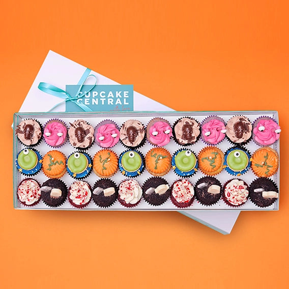 30 Halloween Mini Cupcake Gift Box -  Cupcake Central