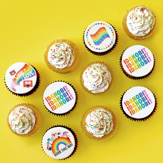 IDAHOBIT 12 Cupcake Gift Box (VEGAN) -  Cupcake Central