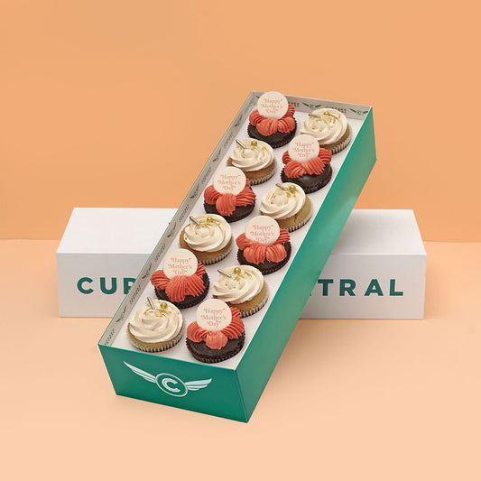 12 Mother's Day Cupcake Gift Box (VEGAN) -  Cupcake Central