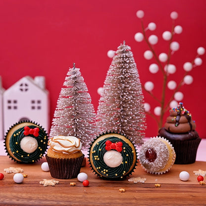12 Christmas Cupcakes Gift Box (VEGAN) -  Cupcake Central