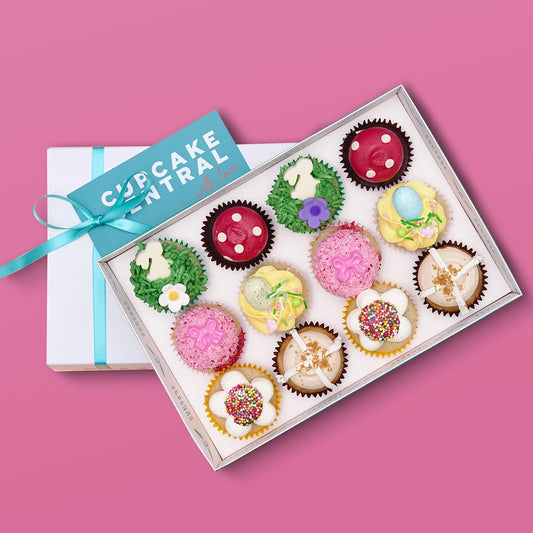 12 Easter Mini Cupcake Gift Box -  Cupcake Central