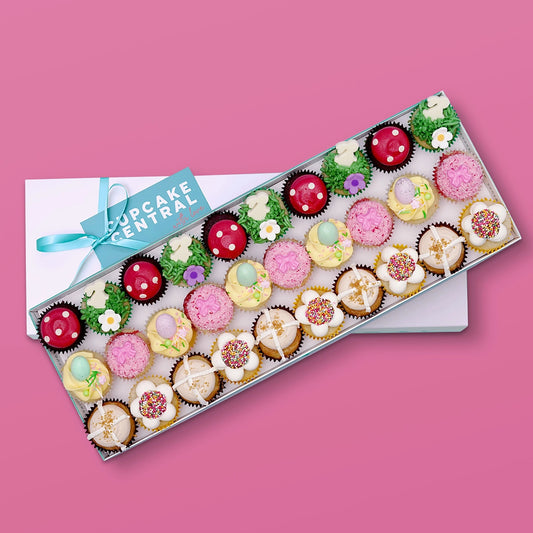 30 Easter Mini Cupcake Gift Box -  Cupcake Central
