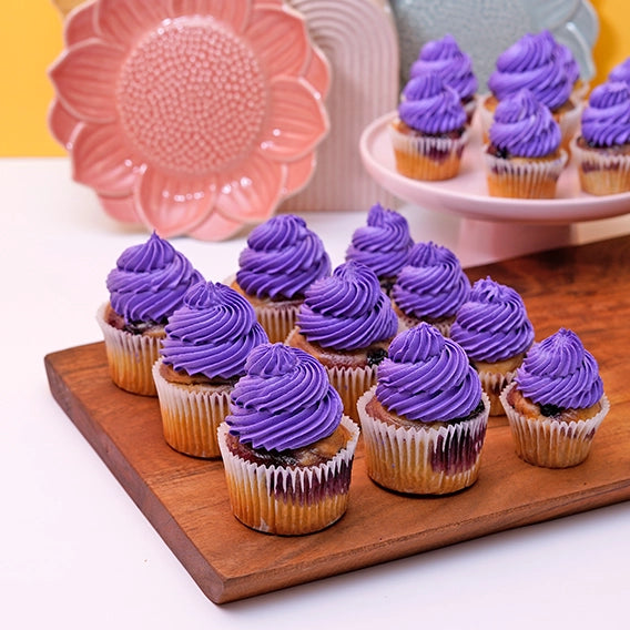 Blueberry (V) - Mini Cupcake -  Cupcake Central
