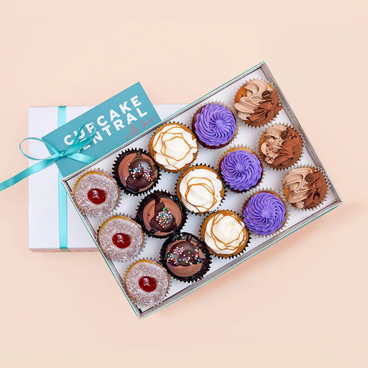 15 Assorted Mini Cupcake Gift Box (VEGAN) -  Cupcake Central