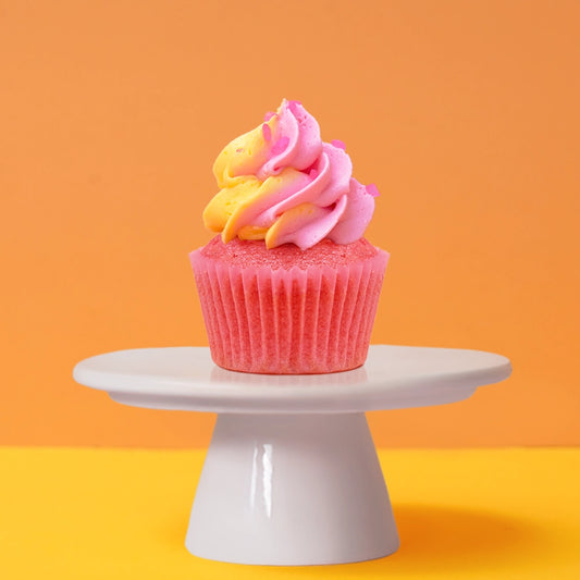 Raspberry and Lemon Sorbet - Mini Cupcake -  Cupcake Central