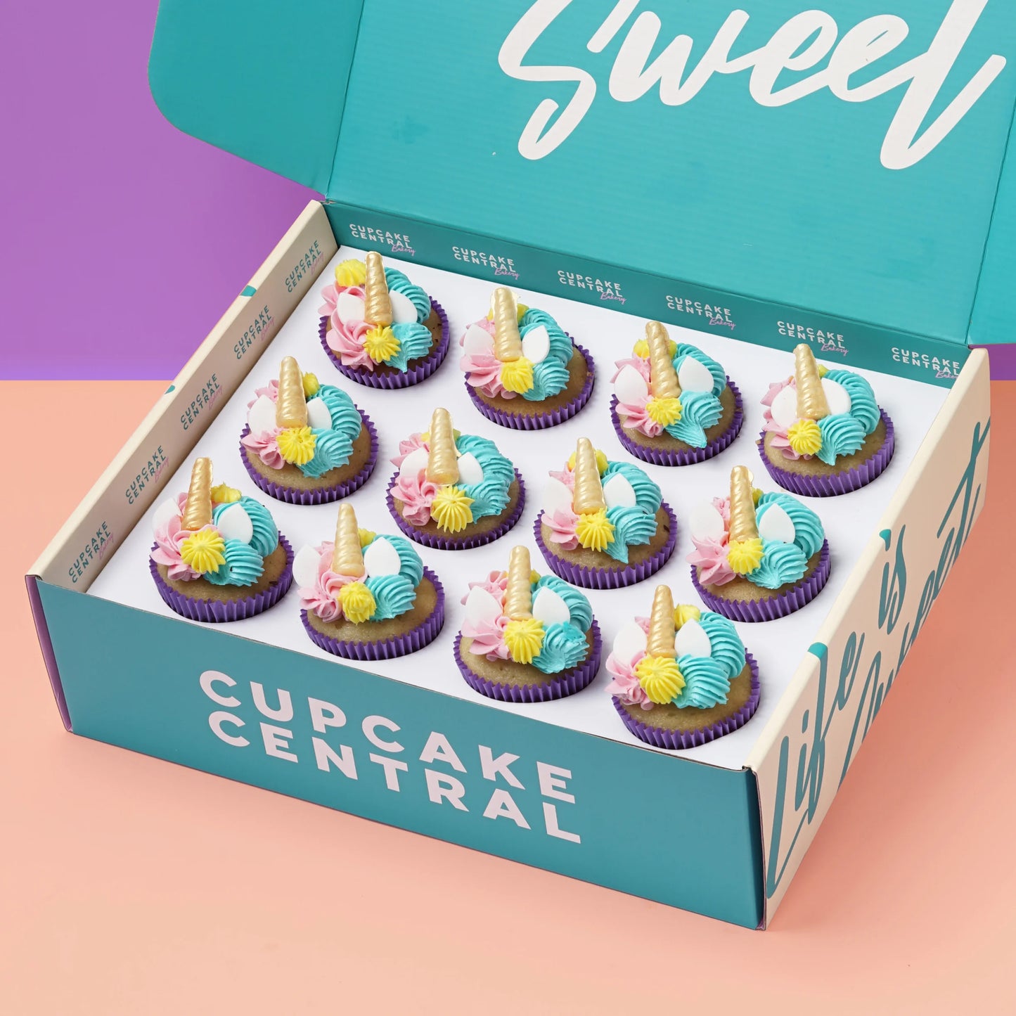 Unicorn Themed Cupcakes - Gift Box -  Cupcake Central