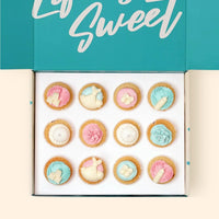 Secret Gender Reveal - 12 Cupcake Gift box