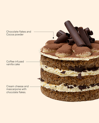 Tiramisu Naked Cake