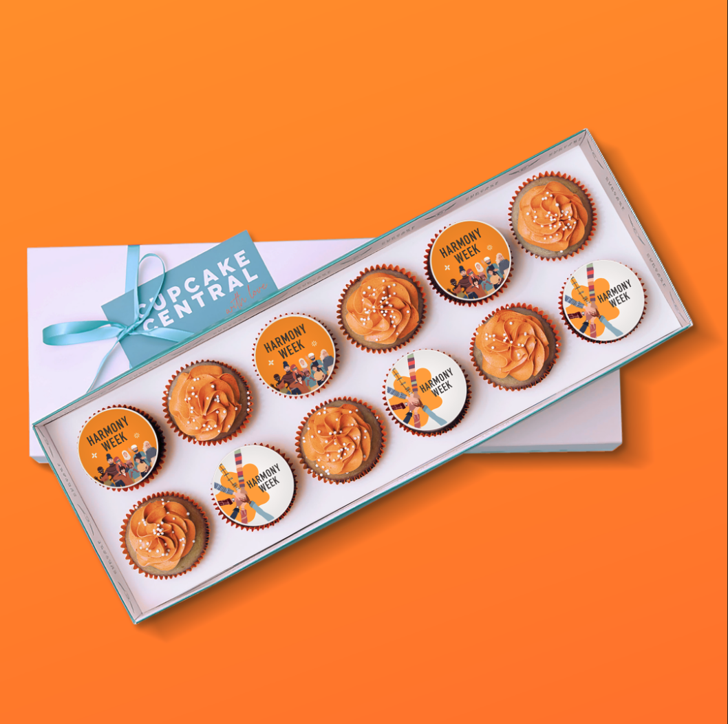 Harmony Day Cupcake Gift Box Cupcake Central Melbourne
