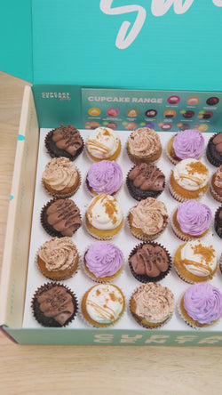 30 Assorted Mini Cupcake Gift Box (VEGAN)