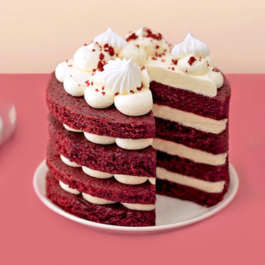 Red Velvet Naked Cake -  Cupcake Central