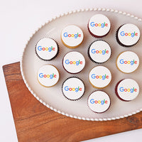 12 Cupcakes with Edible Logos Gift Box -  Cupcake Central