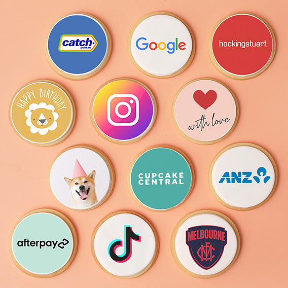 Customised Cookies Box Personalised Custom Cookies - Cupcake Central Melbourne