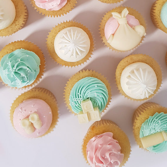 Baby Shower - 12 Cupcake Gift box -  Cupcake Central