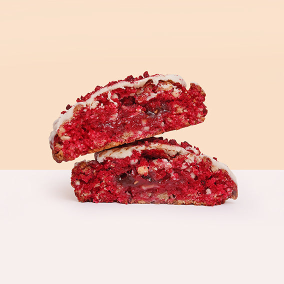 8 NYC Cookie Raspberry White Choc Gift Box -  Cupcake Central