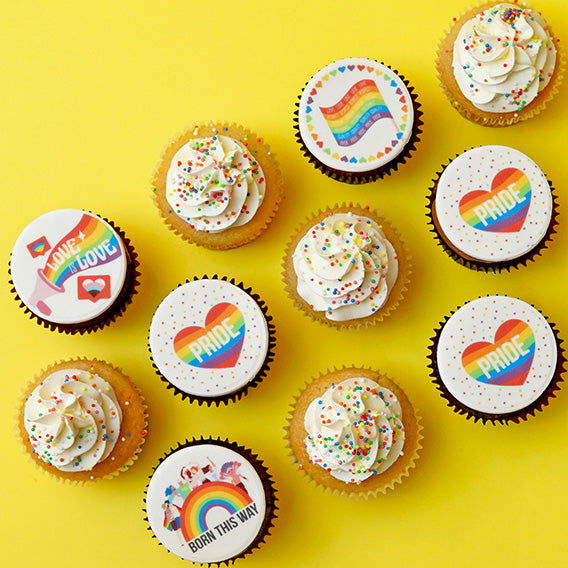 Love is Love! Pride Themed Cupcakes - Gift Box (VEGAN) -  Cupcake Central