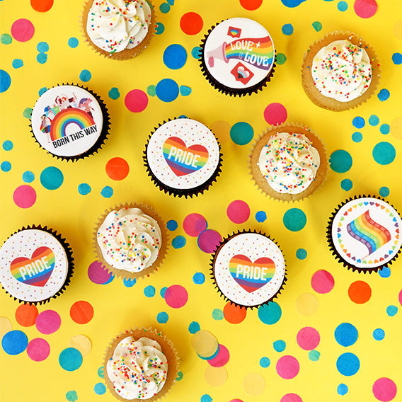 Love is Love! Pride Themed Cupcakes - Gift Box (VEGAN) -  Cupcake Central