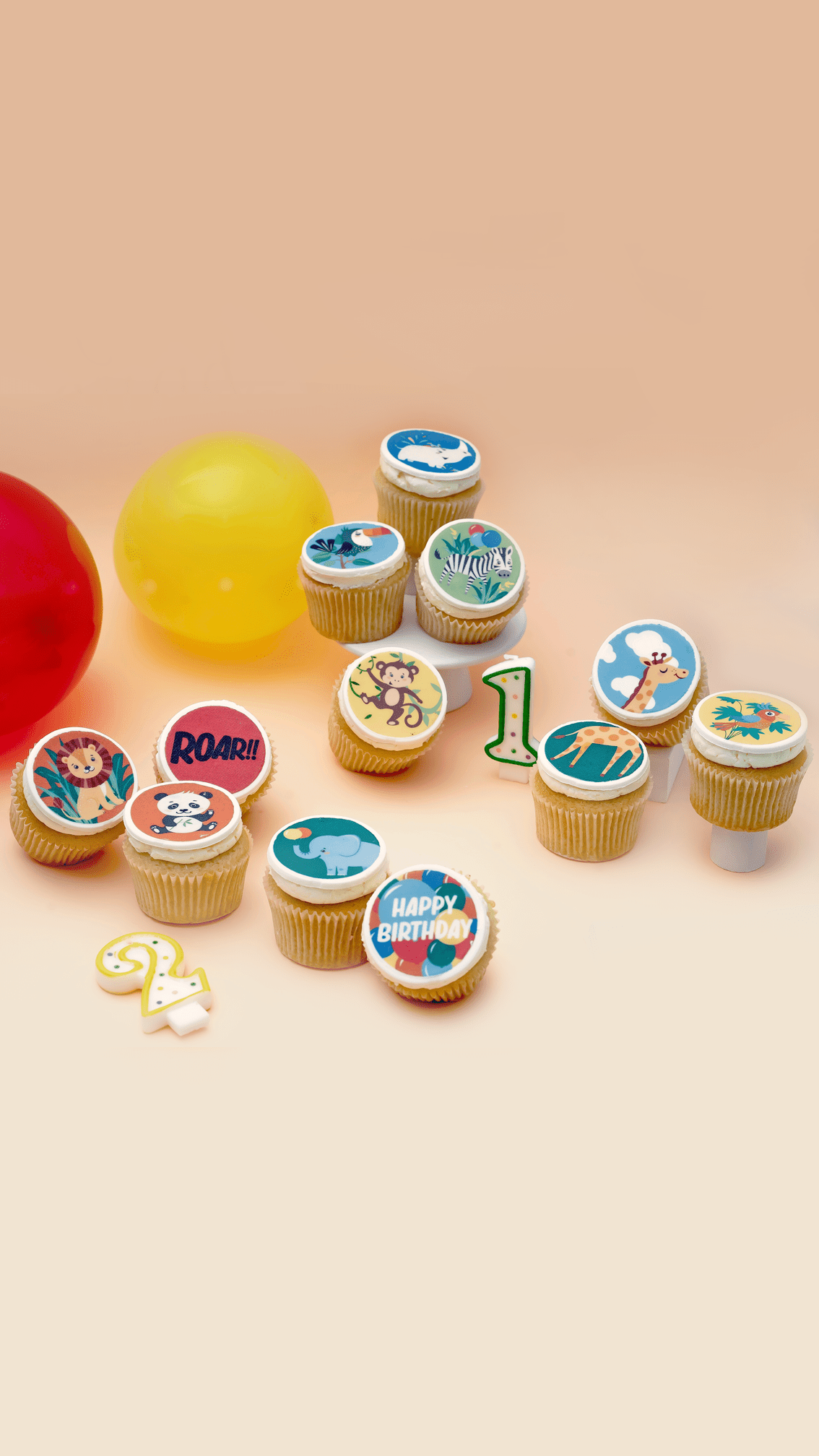 Animal Themed Cupcakes - Gift Box (VEGAN) -  Cupcake Central