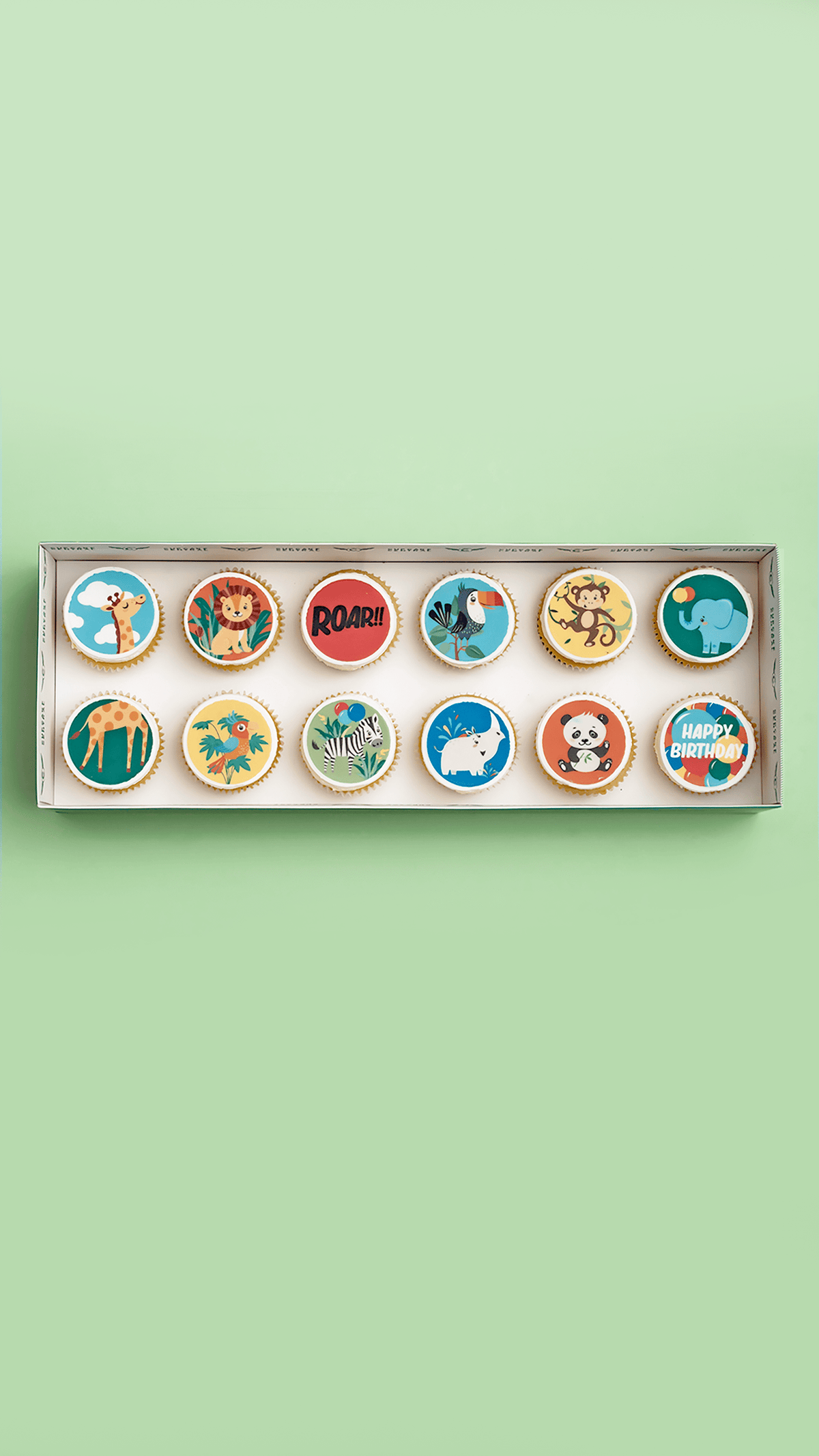 Animal Themed Cupcakes - Gift Box (VEGAN) -  Cupcake Central