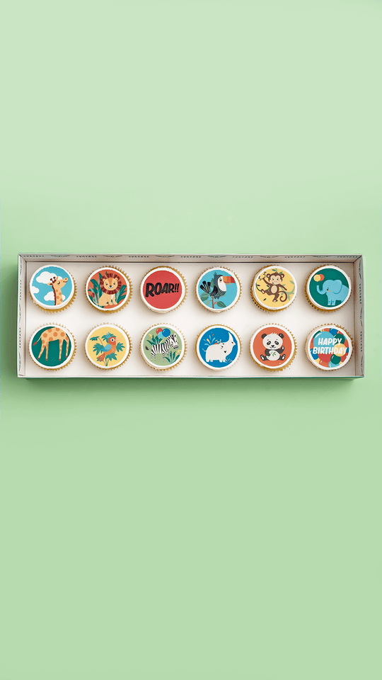 Animal Themed Cupcakes - Gift Box -  Cupcake Central