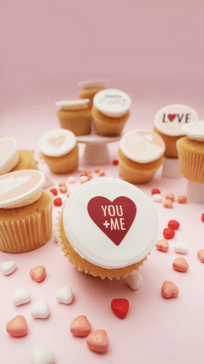 Love Themed Cupcakes - Gift Box (VEGAN) -  Cupcake Central
