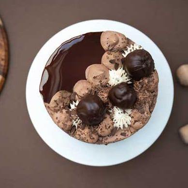 Chocolate Naked Cake -  Cupcake Central