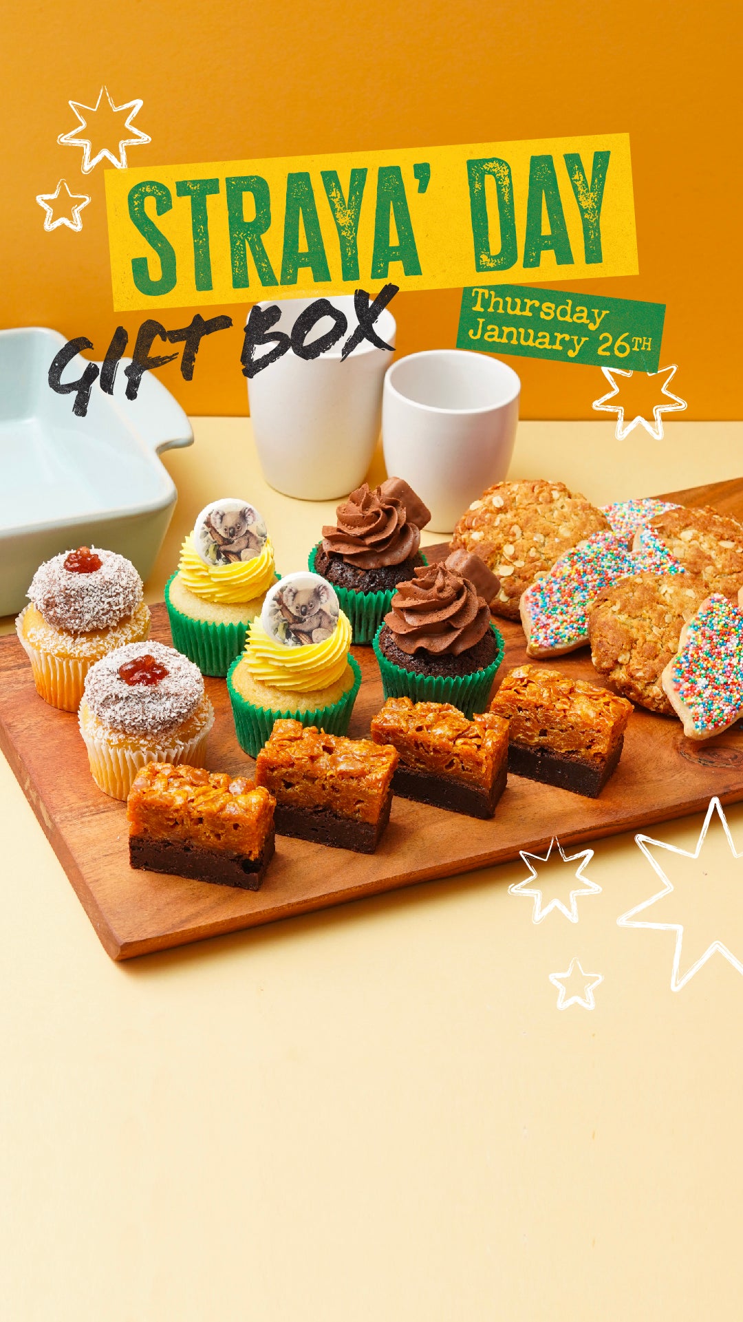 Aussie Day Classics Giftbox -  Cupcake Central